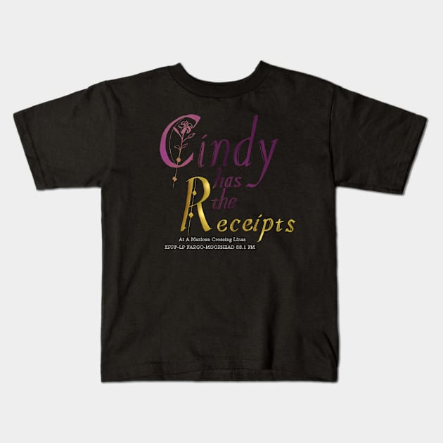 She has the receipts! Kids T-Shirt by SiqueiroScribbl